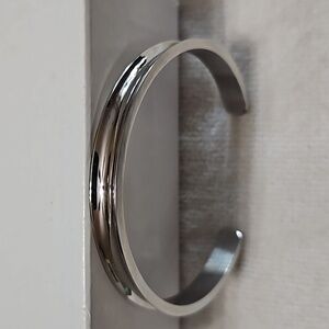 Silver cuff bracelet